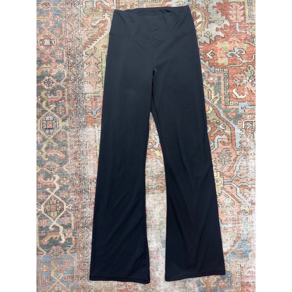 American Eagle The Everything Flare Black High Waisted Leggings Medium